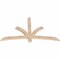 Ekena Millwork Davenport Smooth Timber Gable Bracket, Douglas Fir, 60"W x 35"H x 1 1/2"D x 3 1/2"F, 14/12 Pitch GBW060X35X0204DAV00SDF - alternate 4